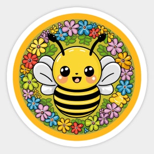 Honey Bee Children Picture Sticker